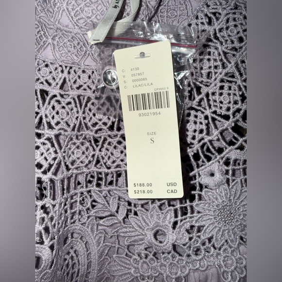 Anthropologie Soft Lavender Mini Dress “Make an Offer” - Picture 5 of 8